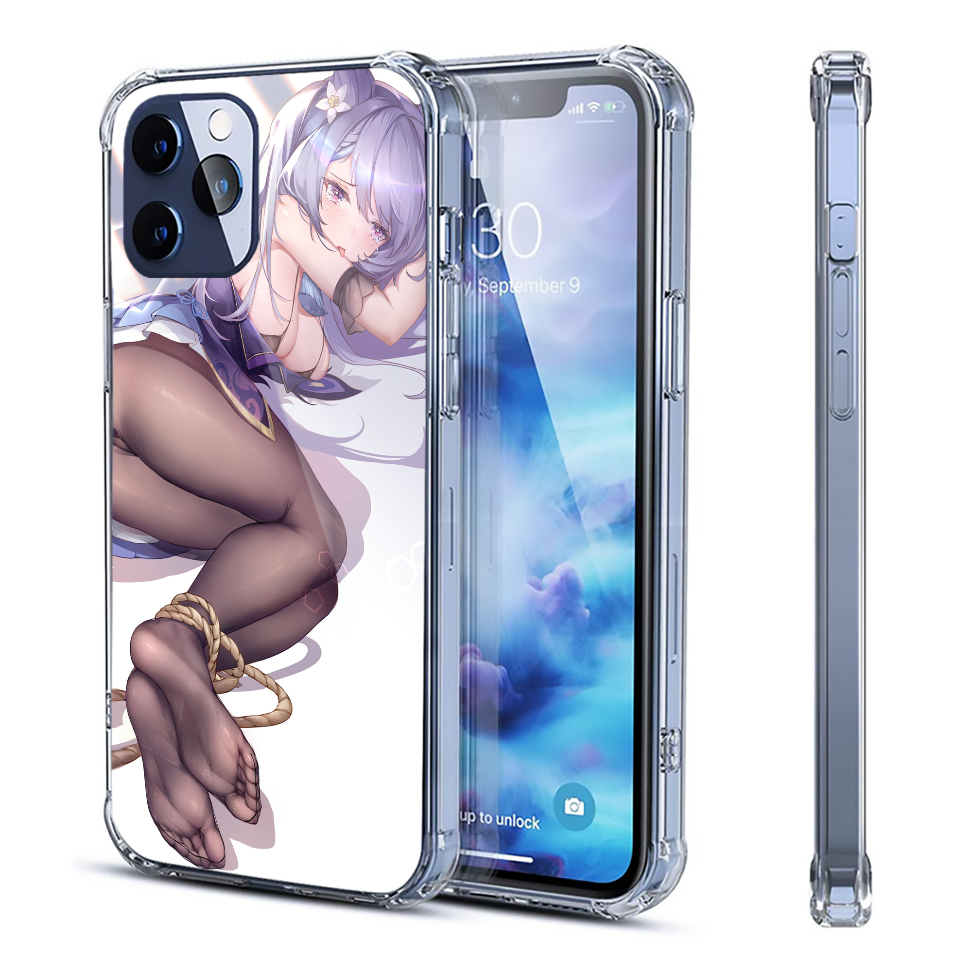 げんし神 genshin 【iPhone 12シリーズ対応】透明スマホケース（クリアソフトケース）